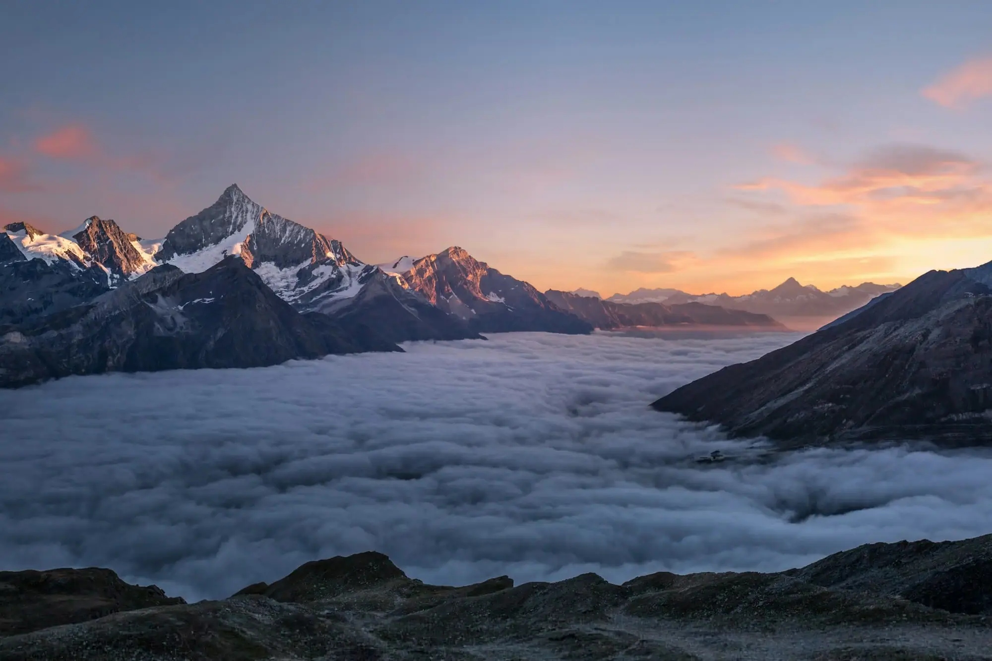 Sunrise above a sea of clouds — a new day for addiction recovery in Modesto, California